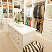 Bedroom Closet 22 214x214 - Transform Your Bedroom with These Stylish Closet Ideas