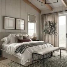 farmhouse bedroom ideas 4 214x214 - Stunning Farmhouse Bedroom Design Ideas to Cozy Up Your Space